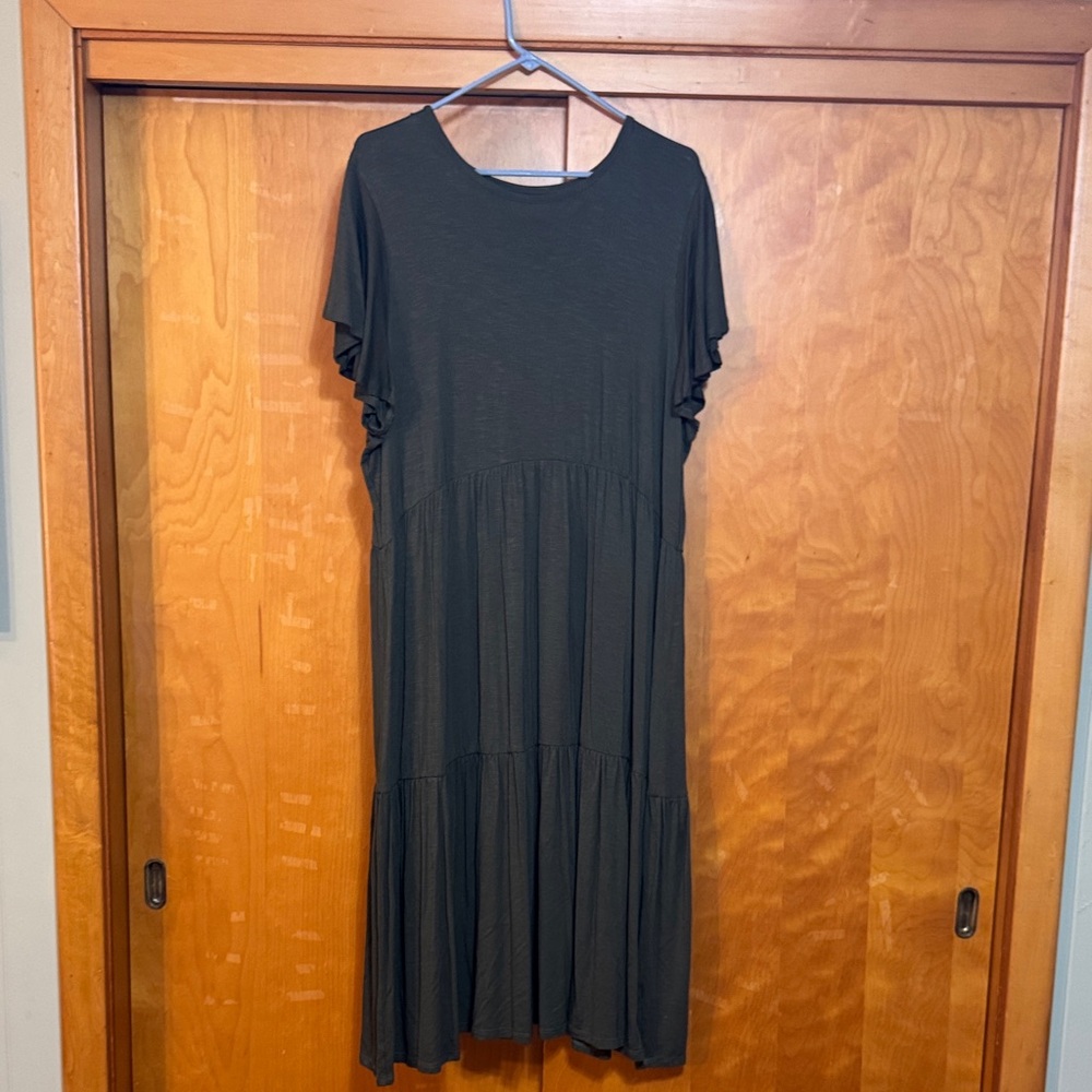 Maurices Charcoal Midi Dress